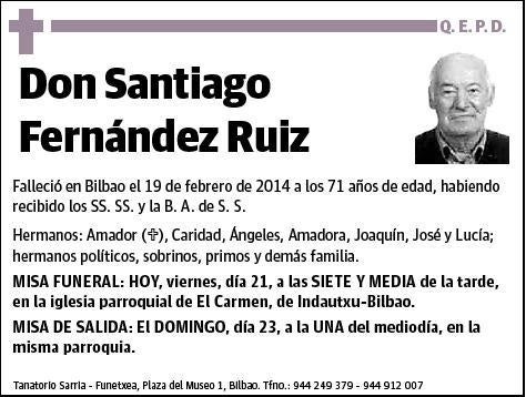 FERNANDEZ RUIZ,SANTIAGO