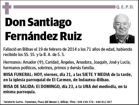 FERNANDEZ RUIZ,SANTIAGO