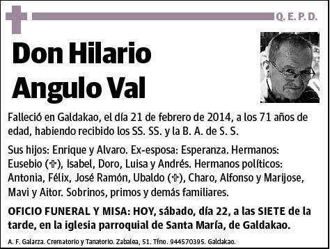 ANGULO VAL,HILARIO