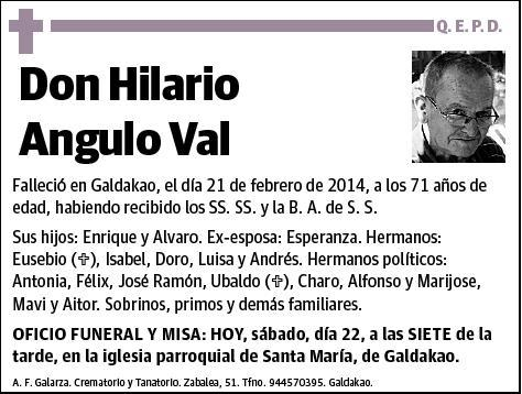 ANGULO VAL,HILARIO