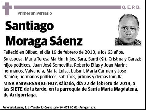 MORAGA SAENZ,SANTIAGO