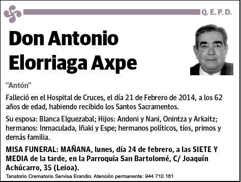 ELORRIAGA AXPE,ANTONIO