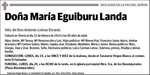 EGUIBURU LANDA,MARIA