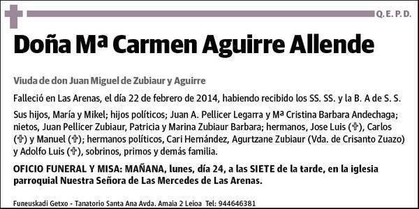 AGUIRRE ALLENDE,MARIA CARMEN