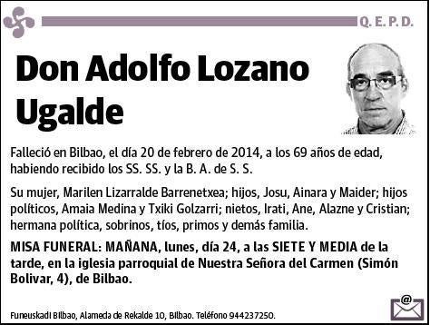 LOZANO UGALDE,ADOLFO