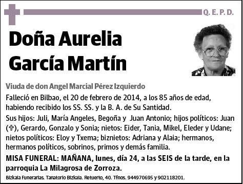 GARCIA MARTIN,AURELIA