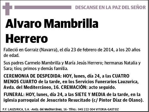 MAMBRILLA HERRERO,ALVARO