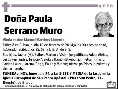 SERRANO MURO,PAULA