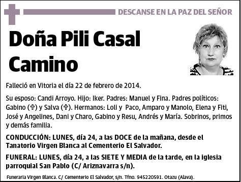 CASAL CAMINO,PILI