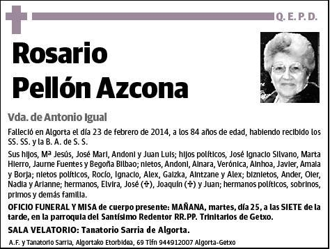 PELLON AZCONA,ROSARIO