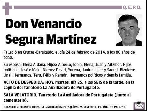 SEGURA MARTINEZ,VENANCIO