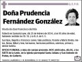 FERNANDEZ GONZALEZ,PRUDENCIA