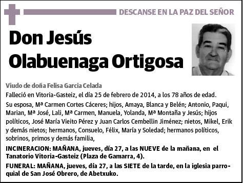 OLABUENAGA ORTIGOSA,JESUS