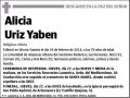 URIZ YABEN,ALICIA