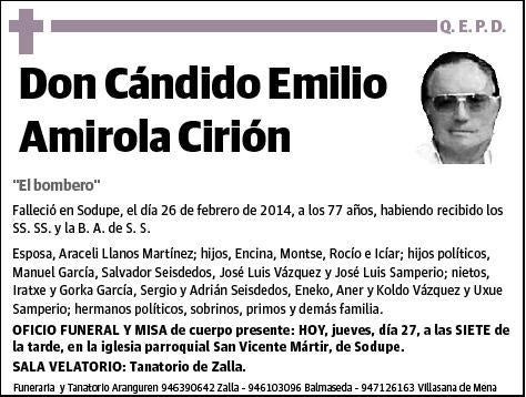 AMIROLA CIRION,CANDIDO EMILIO