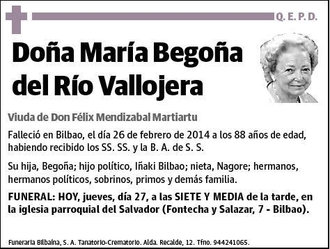 DEL RIO VALLOJERA,MARIA BEGOÑA