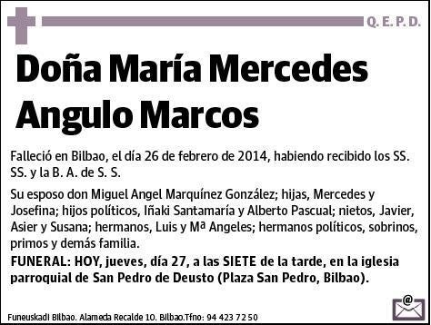 ANGULO MARCOS,MARIA MERCEDES