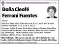 FERRONI FUENTES,CLEOFE