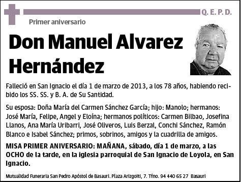 ALVAREZ HERNANDEZ,MANUEL