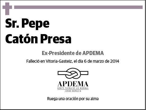 CATON PRESA,PEPE
