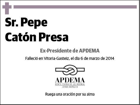 CATON PRESA,PEPE
