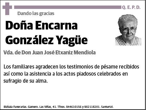 GONZALEZ YAGÜE,ENCARNA