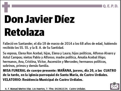 DIEZ RETOLAZA,JAVIER