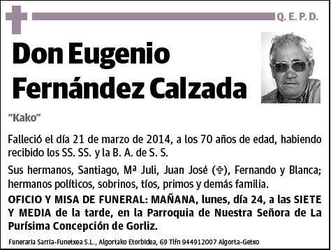 FERNANDEZ CALZADA,EUGENIO