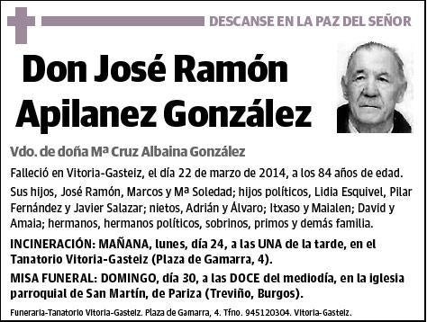 APILANEZ GONZALEZ,JOSE RAMON