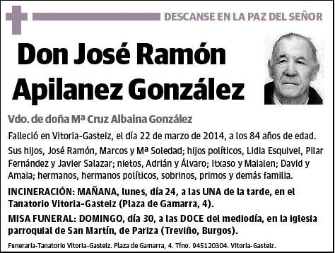 APILANEZ GONZALEZ,JOSE RAMON