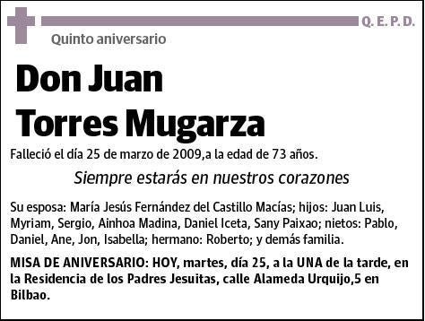 TORRES MUGARZA,JUAN