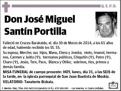 SANTIN PORTILLA,JOSE MIGUEL