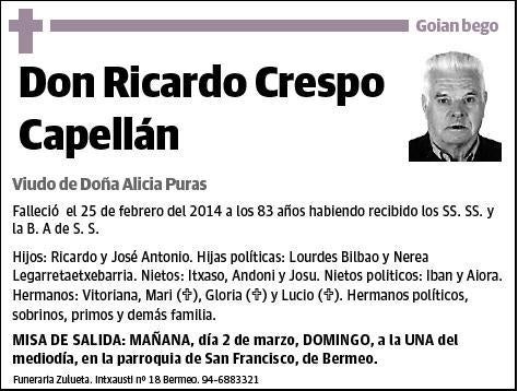 CRESPO CAPELLAN,RICARDO