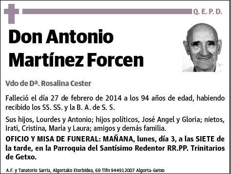 MARTINEZ FORCEN,ANTONIO