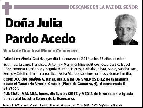 PARDO ACEDO,JULIA