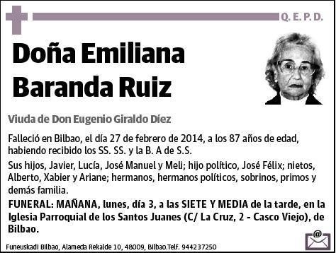 BARANDA RUIZ,EMILIANA