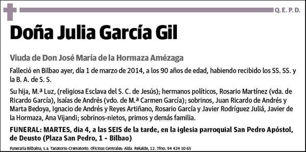 GARCIA GIL,JULIA