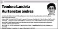 LANDETA AURTENETXE,TEODORA