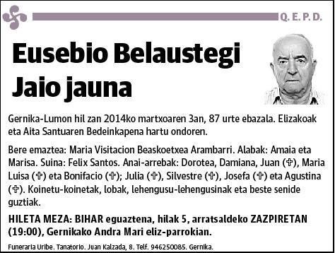 BELAUSTEGI JAIO,EUSEBIO