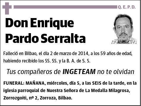 PARDO SERRALTA,ENRIQUE