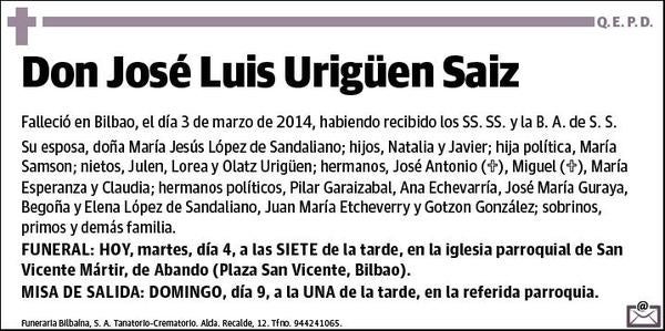 URIGÜEN SAIZ,JOSE LUIS