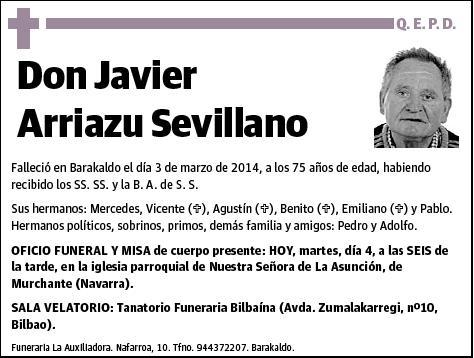 ARRIAZU SEVILLANO,JAVIER