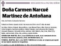 NARCUE MARTINEZ DE ANTOÑANA,CARMEN