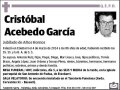 ACEBEDO GARCIA,CRISTOBAL
