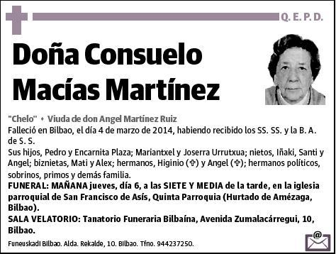 MACIAS MARTINEZ,CONSUELO