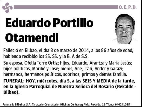 PORTILLO OTAMENDI,EDUARDO