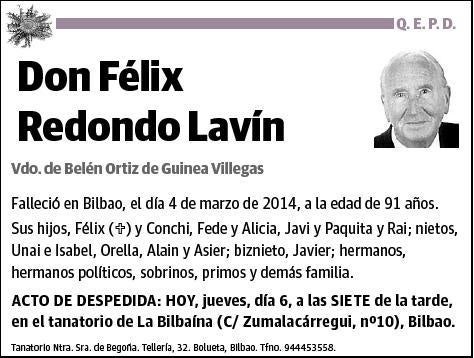 REDONDO LAVIN,FELIX