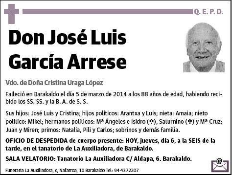 GARCIA ARRESE,JOSE LUIS