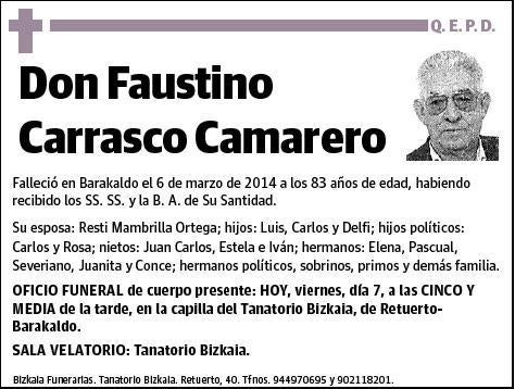 CARRASCO CAMARERO,FAUSTINO