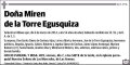 DE LA TORRE EGUSQUIZA,MIREN